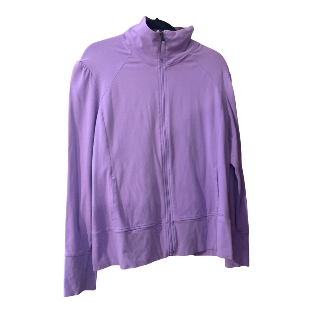 Champion Womens Plus Size Lavender Zip Front Jacket Size XXL Good Condition